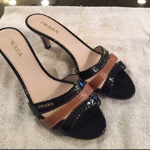 PRADA leather sandals